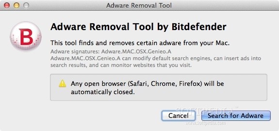Removal tool for mac